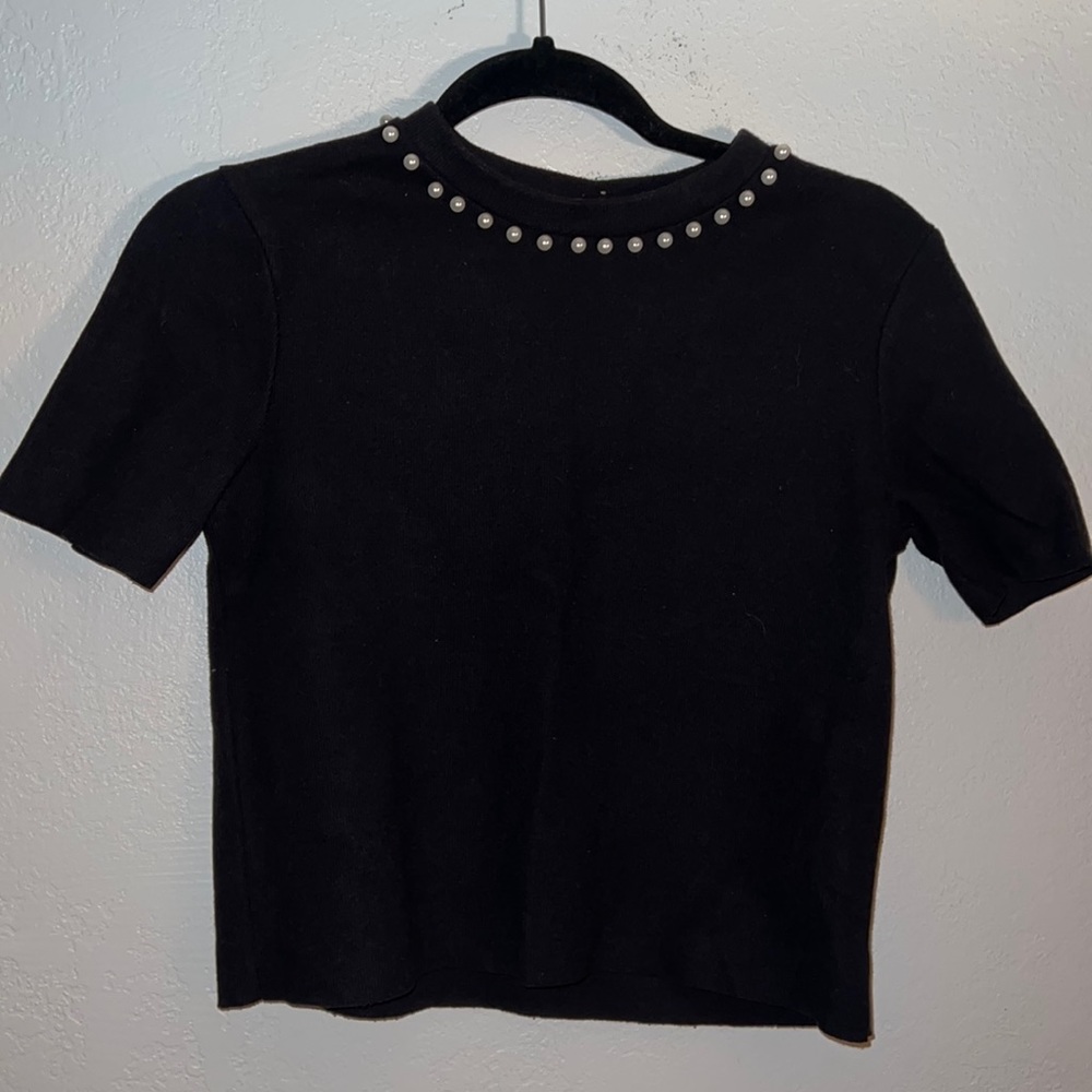 Zara Pearl Top